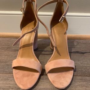 J.Crew Blush Block Heels